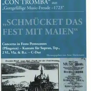 Preis Gesenkt Schmücket das Fest mit Maien für Sopran, Trompete, 2 Violinen, Viola und Bc