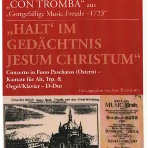 Solange Der Vorrat Reicht Halt' im Gedächtnis Jesum Christum für Alt, Trompete und Orgel (Klavier)