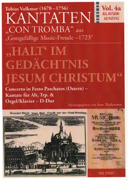 Solange Der Vorrat Reicht Halt' im Gedächtnis Jesum Christum für Alt, Trompete und Orgel (Klavier)