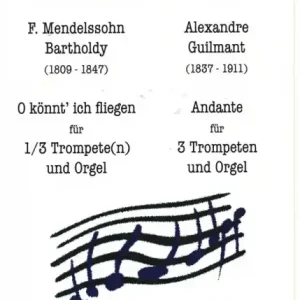 Super-Preis O könnt' ich fliegen / Andante für 1-3 Trompeten und Orgel