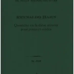 Quintette en fa dièse mineur pour piano et cordes Super-Preis