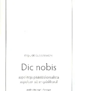 Dic nobis for organ Highlight