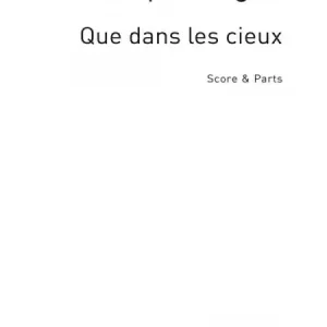 Preisknaller Que dans les cieux op.45,2 for soprano, string quartet and piano
