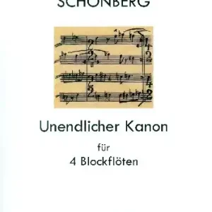 Garantierte Lieferung Unendlicher Kanon für 4 Blockflöten (AATB)