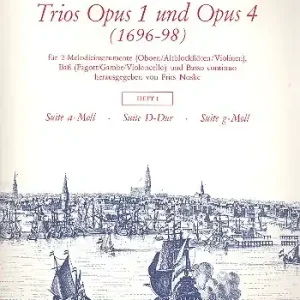 Trios aus op.1 und op.4 Band 1 für 2 Melodieinstrumente, Baß und Bc Schnäppchen