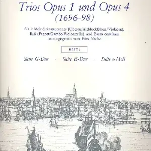 Mega-Angebot Trios aus op.1 und op.4 Band 2 für 2 Melodieinstrumente, Baß und Bc