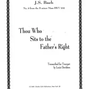 Thou Who sits to the Father's Right for trumpet and piano Super-Preis