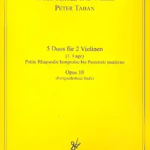 Schule op.10 - 5 Duos für 2 Violinen Online Kaufen
