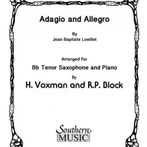 Adagio and Allegro for tenor saxophone and piano Highlight