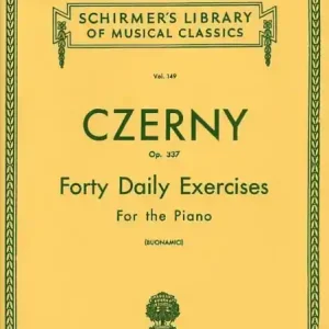 40 daily Exercises op.337 for piano Kostenloser Rückversand