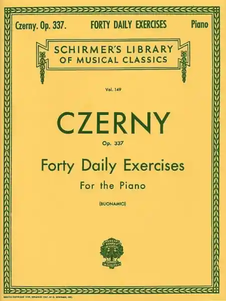 40 daily Exercises op.337 for piano Kostenloser Rückversand