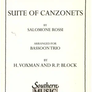 Garantierte Lieferung Suite of Canzonets for 3 bassoons