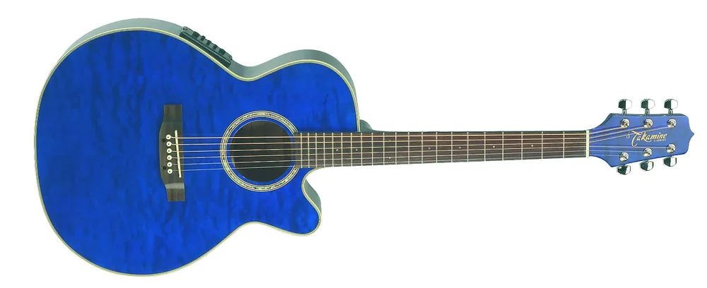 Sonderangebot Takamine EG-540 C-BQH blue NEX mit Cutaway