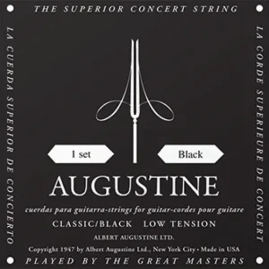 Bestpreis AUGUSTINE BLACK Low Tension Konzertgitarren Saiten