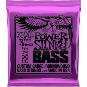 Ernie Ball EB-2831 Power Slinky Bass Saiten 55-110 Kostenloser Versand
