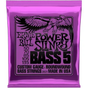 Ernie Ball EB-2821 Slinky Bass 5-String Saiten 50-135 Geprüft