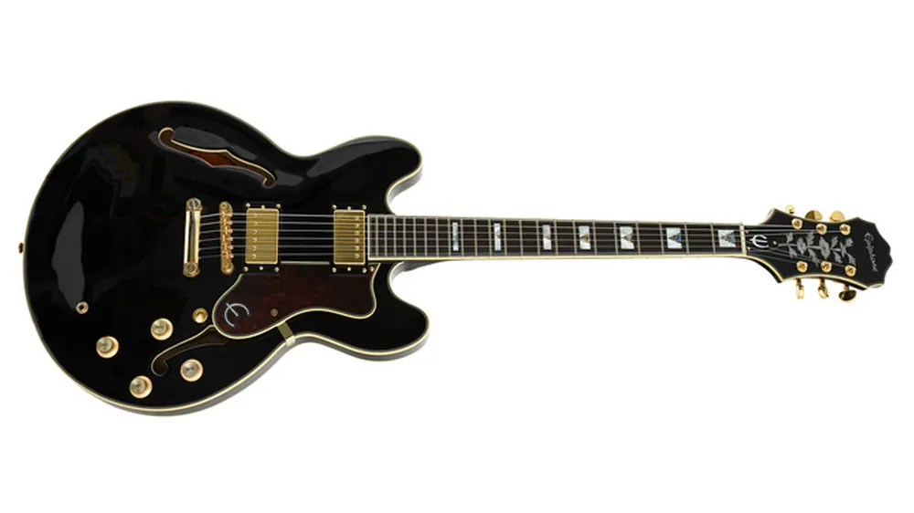Epiphone Sheraton-II Pro E-Gitarre Ebony Kracherpreis