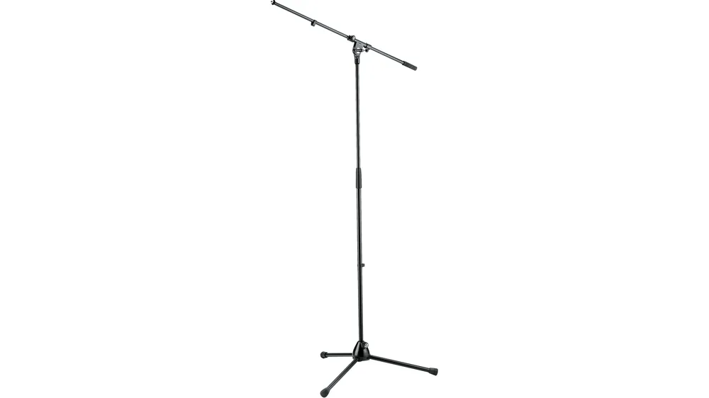 Rabatt K&M 21020-300-55 Mikrofonstativ mit Schwenkarm schwarz