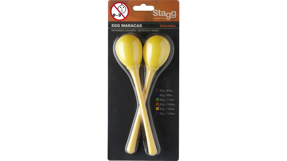 Stagg EGG-Maracas lang gelb Günstig