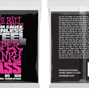 Ernie Ball EB-2844 Stainless Steel Super Bass Saiten 045-100 Super-Preis