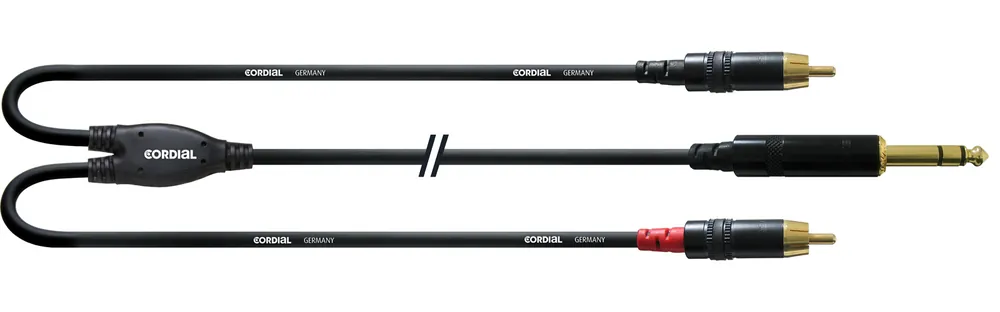 Jetzt Bestellen Cordial CFY 6 VCC Y-Adapterkabel Klinke Cinch 6 m
