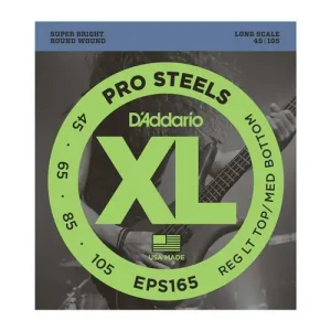 D'Addario EPS-165 ProSteels E-Bass Saiten 045-105 Rabatt