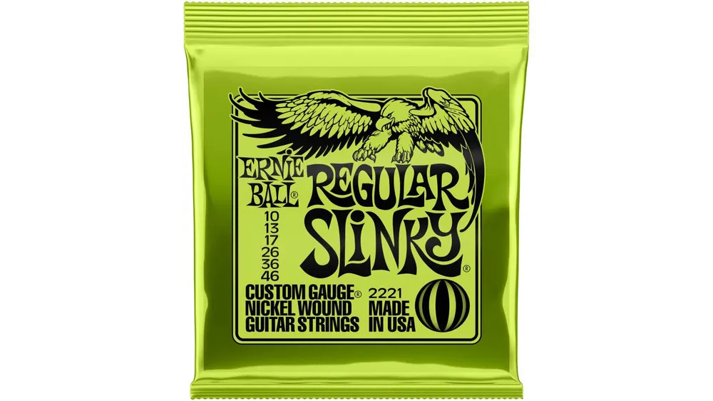 Versand Am Gleichen Tag Ernie Ball EB2221 Regular Slinky Saiten 010-046