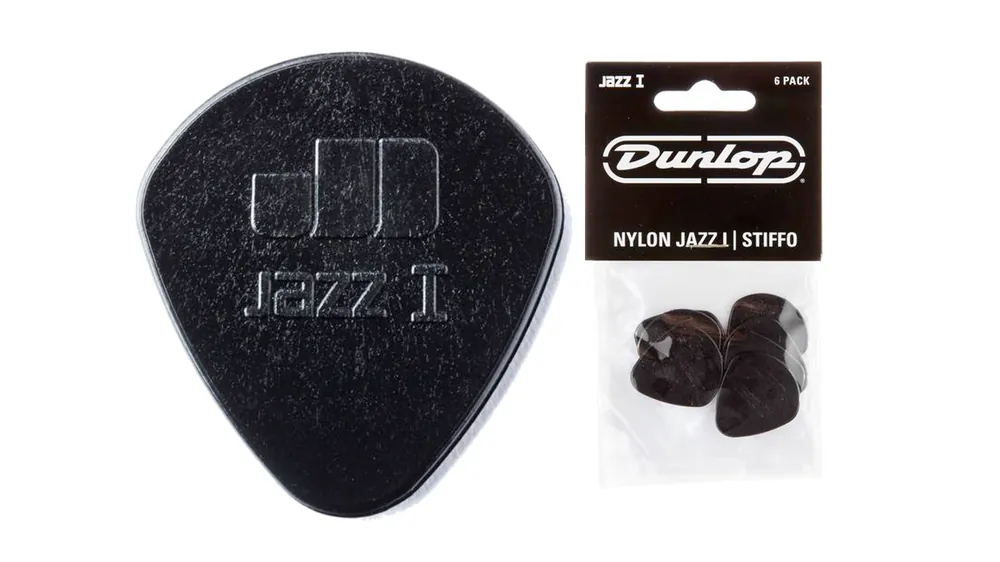 Nur Heute Dunlop Stiffo Jazz I Plektrum 1,1 mm 6 Stück schwarz