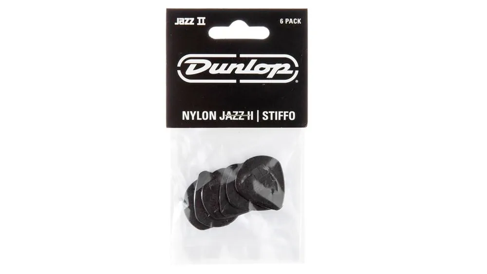 Dunlop Stiffo Jazz II Plektrum 1,18 mm 6 Stück schwarz Kracherpreis