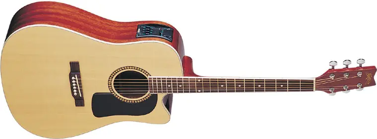 Super-Preis Washburn D-10 SCE-N Westerngitarre