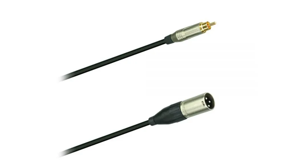 DREITEC Adapter Cinch - XLR male Kabel 0,2 m 90161 Neue Kollektion