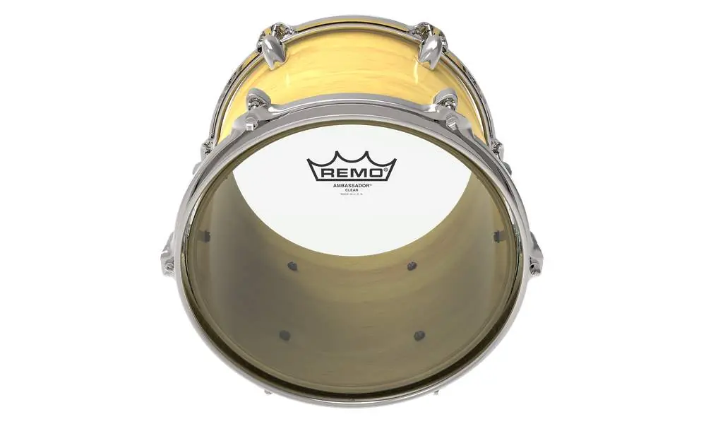 Remo Ambassador clear 10" Echt