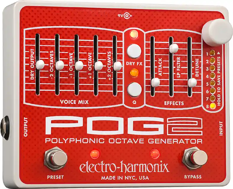 Electro Harmonix POG2 Polyphonic Octave Generator Markenprodukt