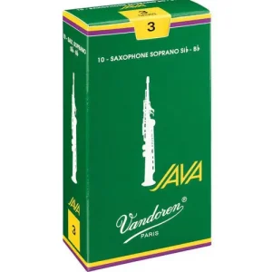 Vandoren Einzel-Blatt Sopran-Sax Java 3 Schneller Versand