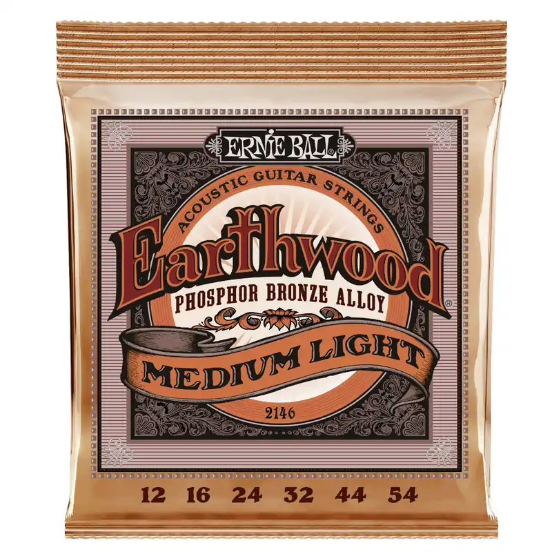 Ernie Ball 2146 Earthwood Phosphor Bronze 012 - 054 Direkt Vom Hersteller