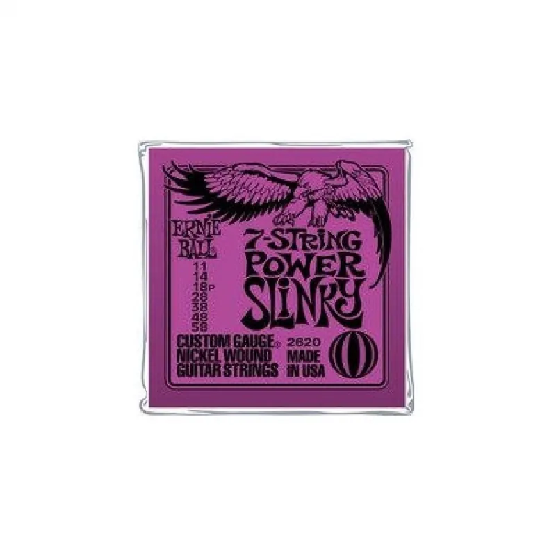 Aktuell Ernie Ball 2620 7-String Power Slinky Nickel