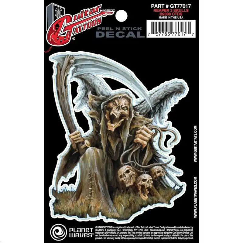 PLANET WAVES GT77017 Gitarrenaufkleber Kostenloser Versand