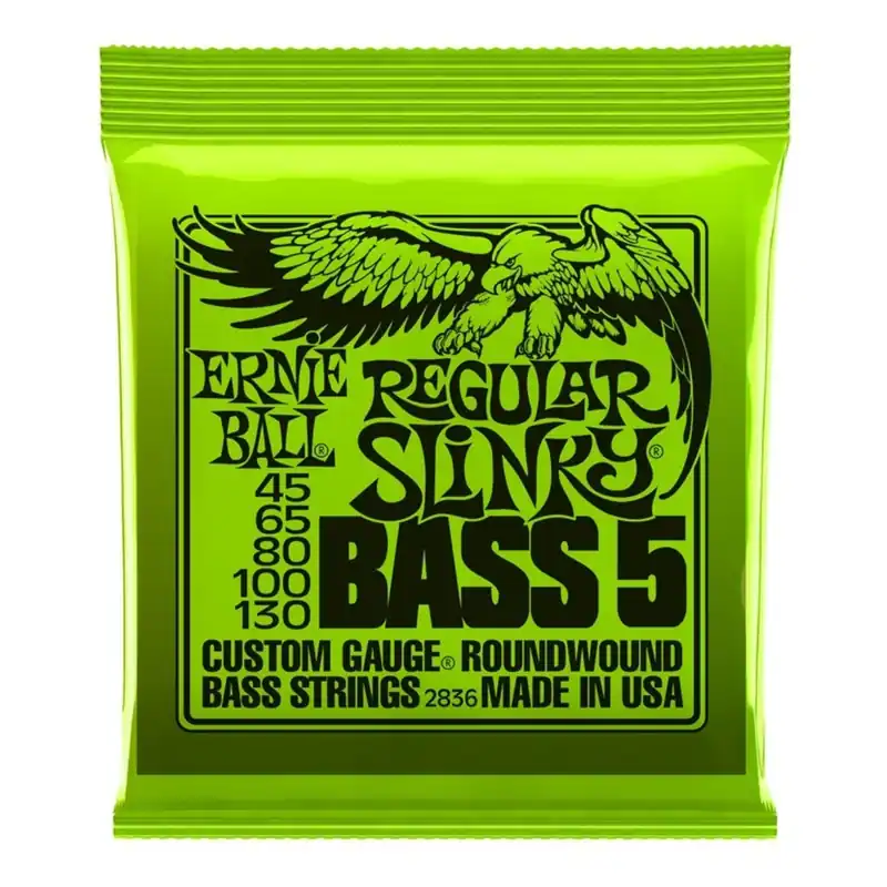 Ernie Ball 2836 Regular Slinky Nickel Bass 5 Geprüft