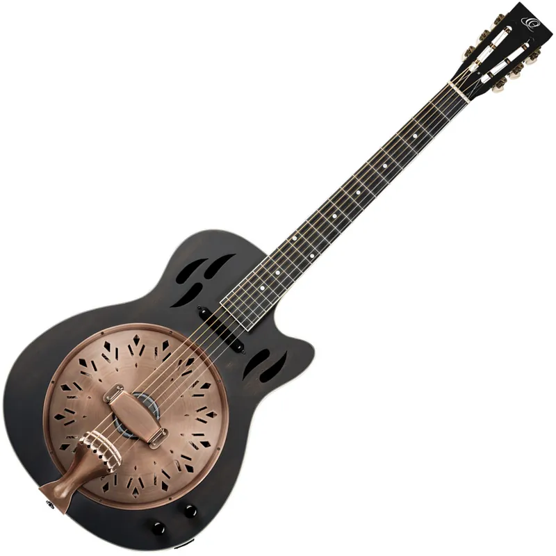 Neue Kollektion Ortega RRG40CE-DBK Resonator