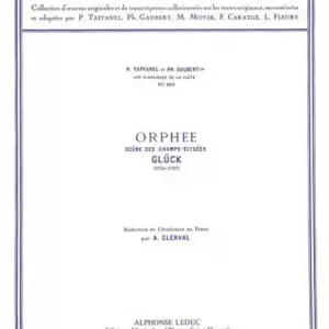 Orphée - scène des Champs-Elysées pour flûte et piano Neuheit