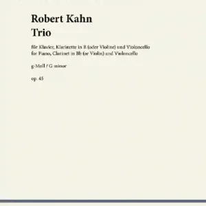 Begrenztes Angebot Trio op.45 für Klarinette (Violine), Violoncello und Klavier