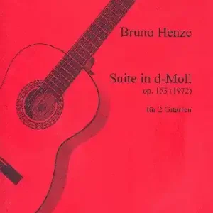 Suite d-Moll op.153 für 2 Gitarren Partitur und Stimmen Begrenztes Angebot