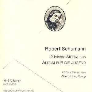 Top-Angebot 12 leichte Stücke aus Album für die Jugend für 2 Gitarren