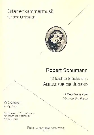 Top-Angebot 12 leichte Stücke aus Album für die Jugend für 2 Gitarren