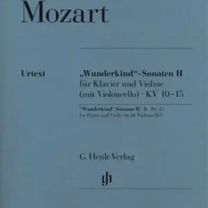 Wunderkind-Sonaten Band 2 (KV10-15) für Violine, Violoncello und Klavier Top-Preis