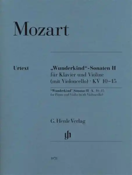 Wunderkind-Sonaten Band 2 (KV10-15) für Violine, Violoncello und Klavier Top-Preis