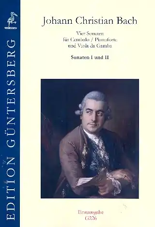 Kostenloser Versand 4 Sonaten Band 1 (Nr.1-2) für Viola da gamba und Cembalo (Klavier)