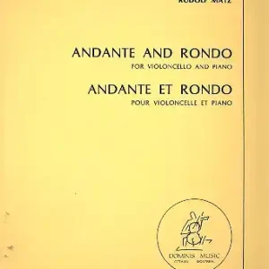 Echt Andante and Rondo for cello and piano