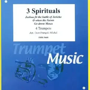 3 Spirituals für 4 Trompeten Partitur und Stimmen Kostenfreie Lieferung