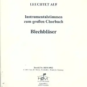 Licht leuchtet auf für gem Chor und Instrumente Geprüft